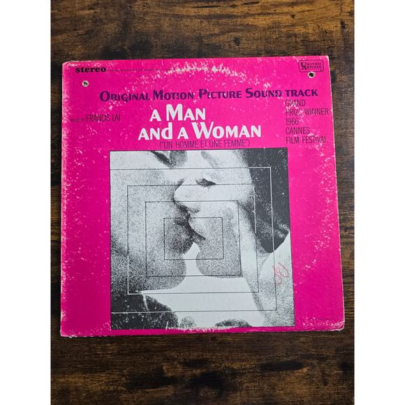 A Man and A Woman Francis Lal United Artists UAS 5147 Winner 1966 Cannes Film - Picture 1 of 7